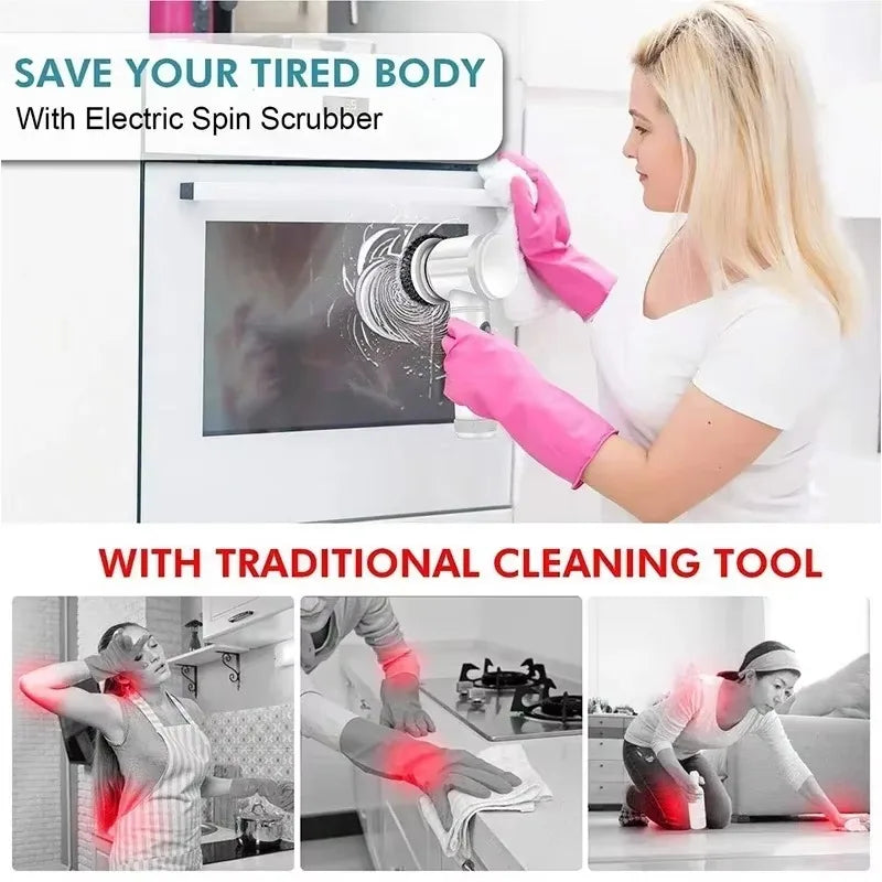 Vitallity Effortless Clean Spin Scrubber™